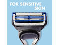 Rasoir Gillette Skinguard sensitive 2 lames + 4 recharges.