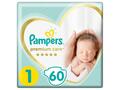 Couches Bébé Nouveau-né Premium Care Taille 1 (2-5kg) Pampers 60 unités.