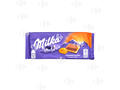 Tablette de Chocolat au Lait Fourrée au Caramel Milka 100g