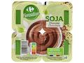 Dessert Végétal au Soja Chocolat Carrefour Sensation 100g 4 unités
