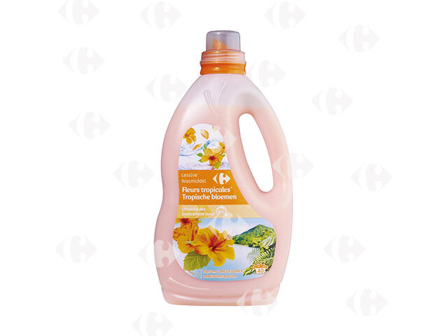 Détergent Lessive Liquide Fleurs Tropicales Carrefour 2,2L