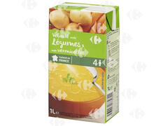 Soupe Légumes et Vermicelles Carrefour 1L.