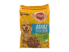 Croquettes au Bœuf et Légumes pour Chiens Adultes Pedigree 3kg
