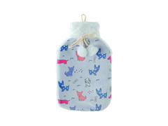 Bouillotte avec Housse Motifs Chiens Kasa 2L.