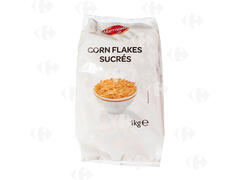 Céréales Corn Flakes Carrefour Blanc 750g