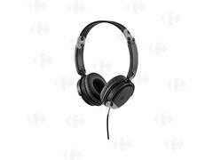 Casque avec Fil Poss PSH996WH Noir Poss