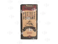 Chocolat Pâtissier Noir 52% Cacao sans Sucre Torras 200g.