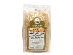 Graines de Blé Dur Concassé Zaman d'Or 1kg.