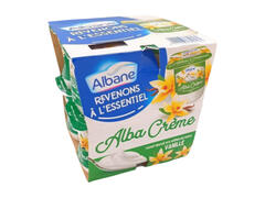 Pack Yaourt à Cuillère Brassé Vanille Albane 8x110g.