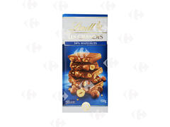 Tablette de chocolat au Lait 34% Noisettes Entières Lindt 150g