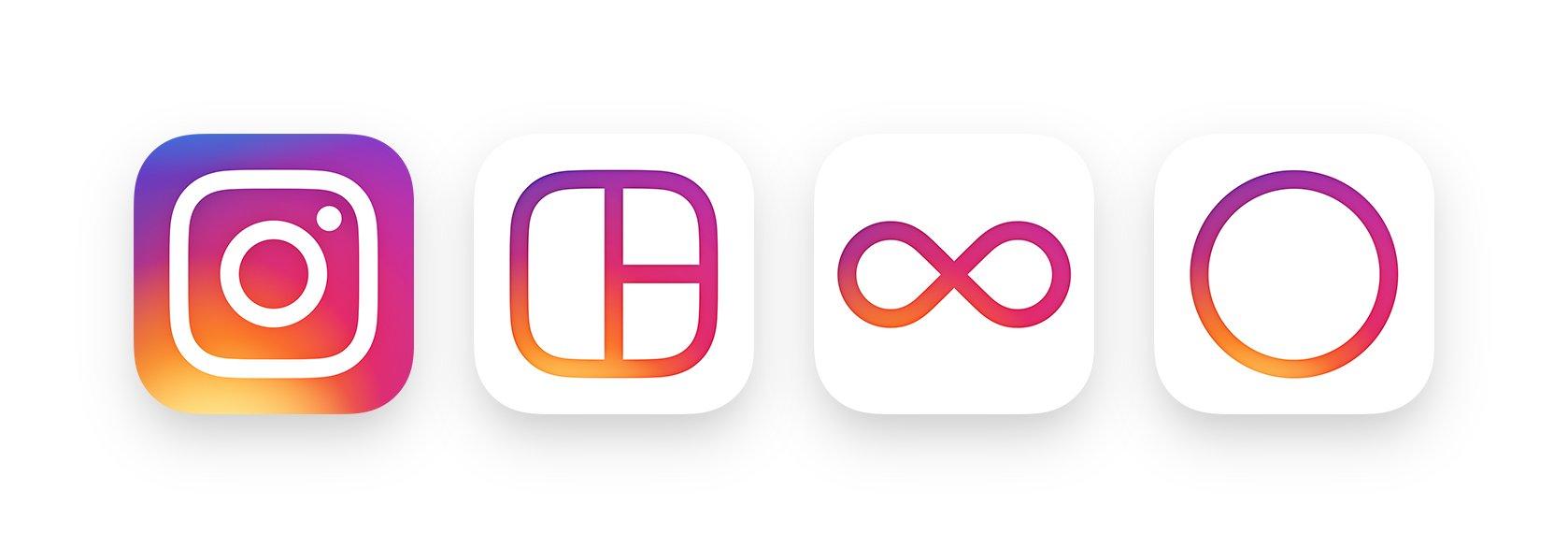 instagram suite app icons