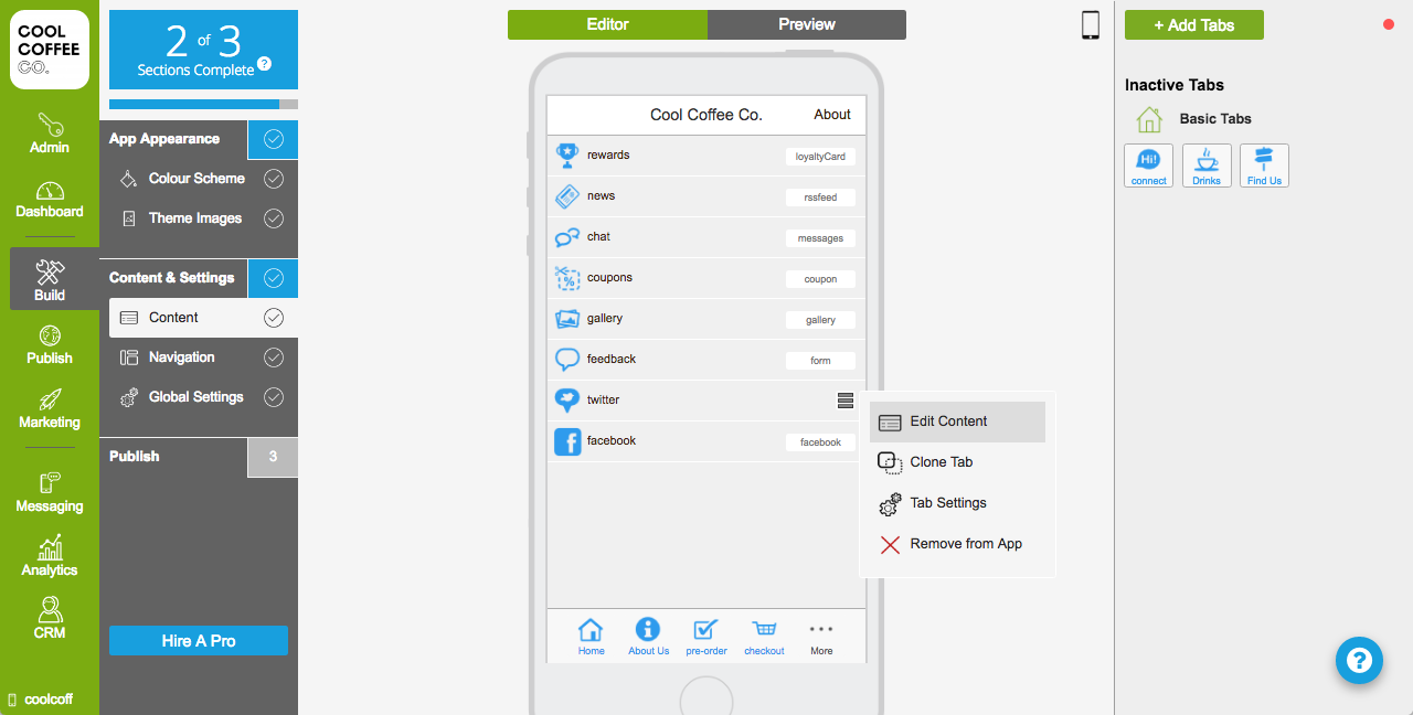 how-to-add-edit-tabs-in-your-app-appinstitute