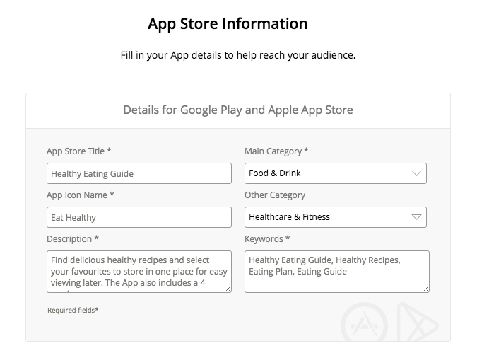 App Store Information