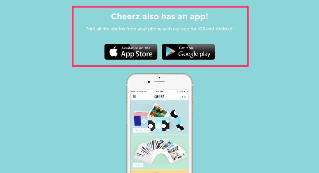 Cheerz App Promotion