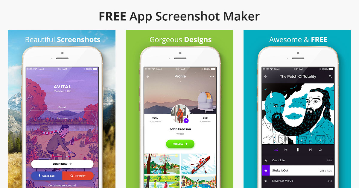 android app screenshot maker