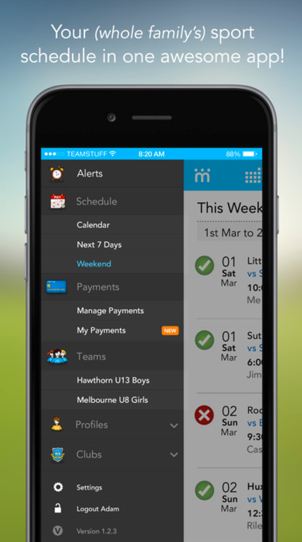 Teamstuff App Screenshot