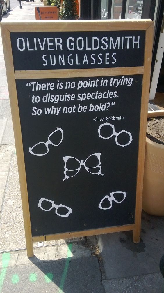 Optician Marketing Sandwich Board