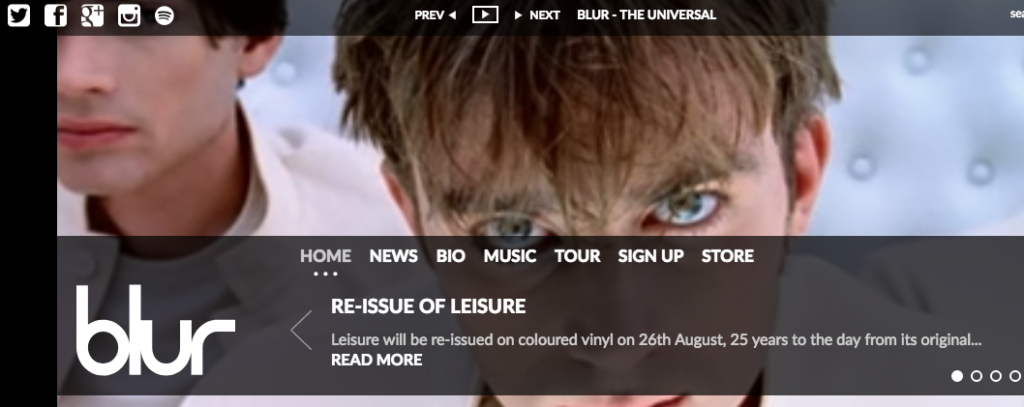 Blur Website