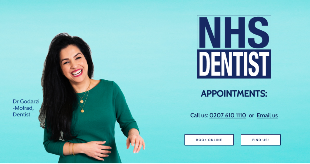 nhs dentist appointment online