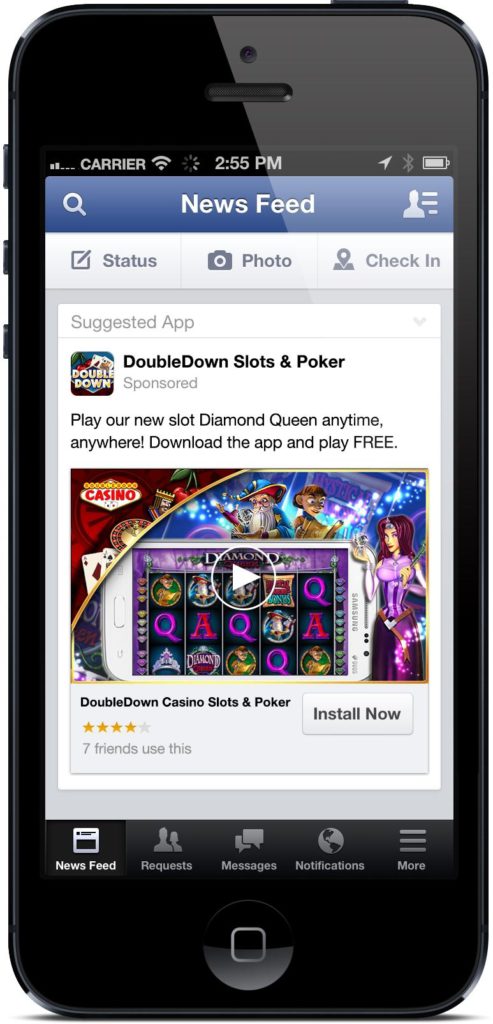 Facebook App Advertisement