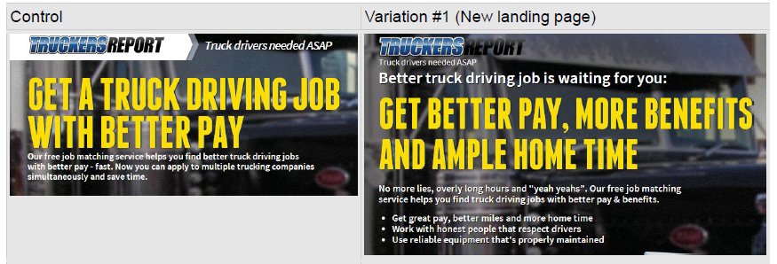 Truckersreport App Landing Page