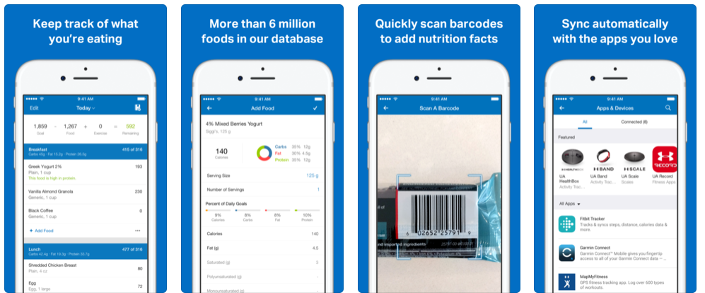 my fitness pal barcode scanner