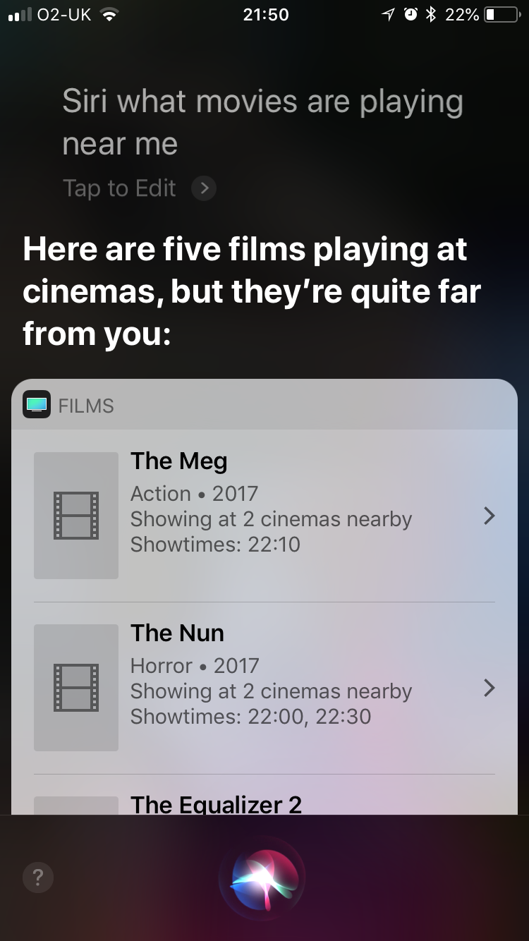 Siri Movies