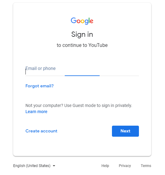 Sign in With Google