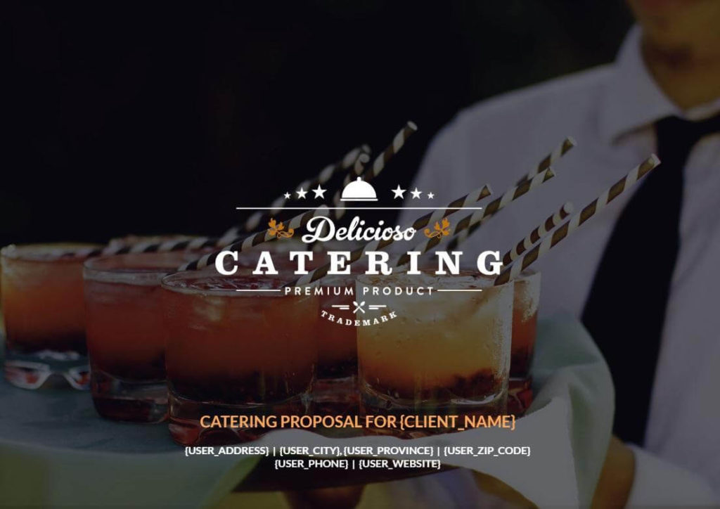 Catering Proposal Template