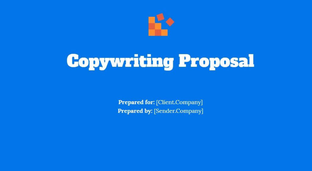 Copywriting Proposal Template 2
