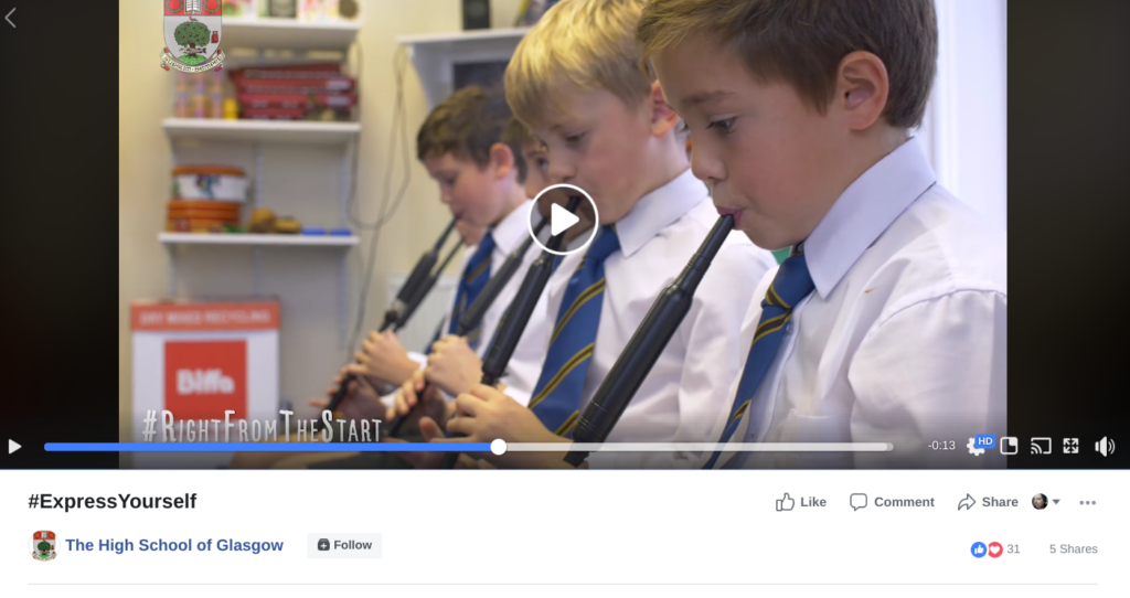 School Marketing Shareable Video