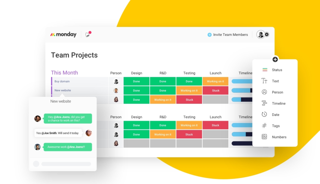 Monday Project Management Tool