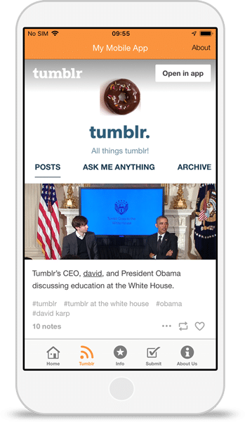 tumblr-Integration