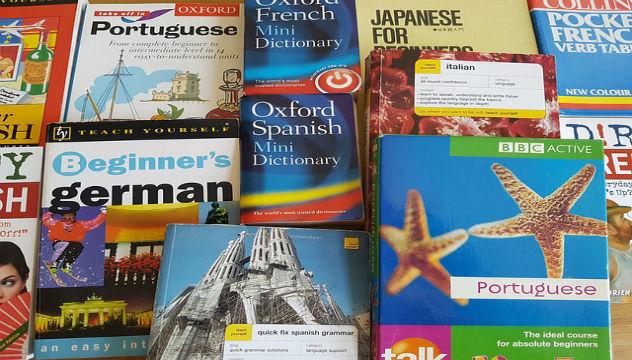 foreign language dictionaries and phrase books