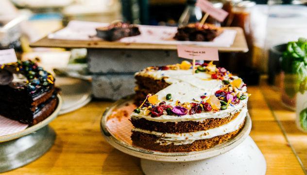 cakes in a bakery