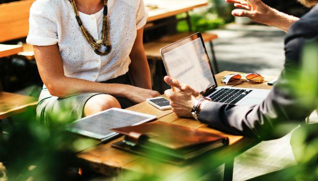 life coach having a meeting with a client