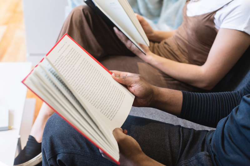 夫婦で読書