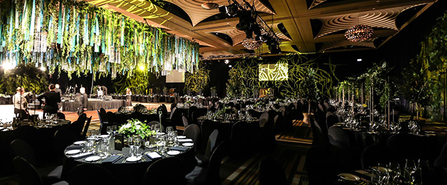 Jungle Themed Evening at a Restaurant