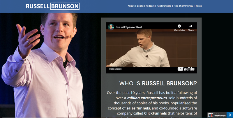 Russell Brunson's Website