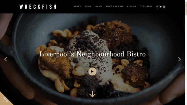 Wreckfish Restaurant Website