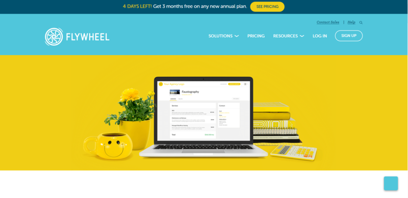 Website Hosting Flywheel Homepage