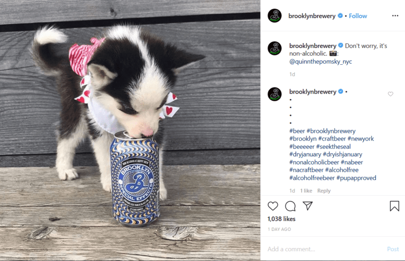 Bar User Generated Content auf Instagram