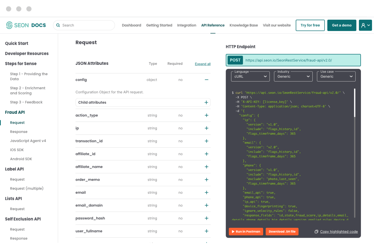 Device Fingerprinting - SEON Docs