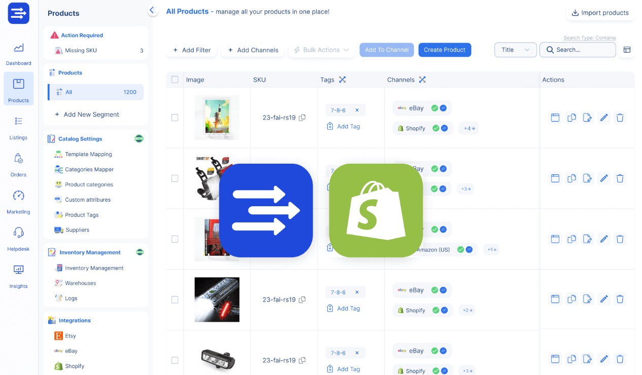 Omnichannel Retailing: Shopify Listing Software
