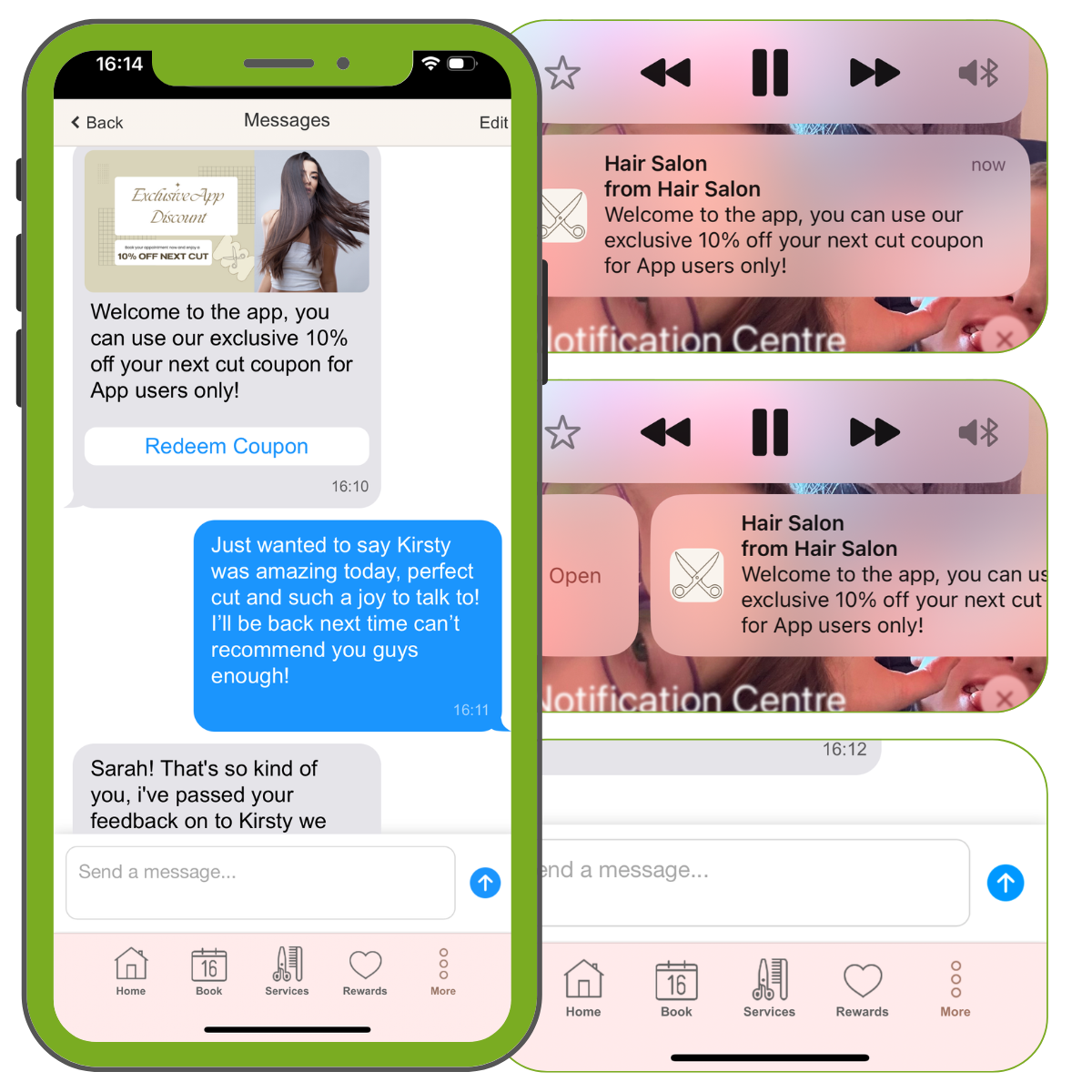 Push Notifications Salon