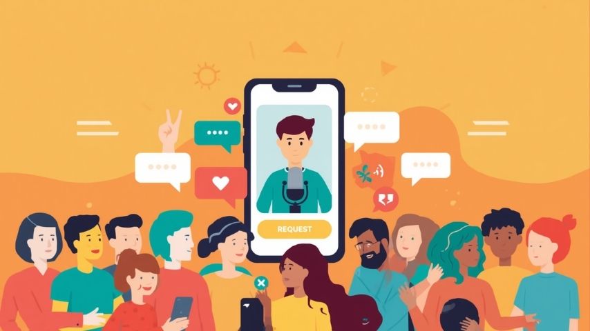interactive podcast app