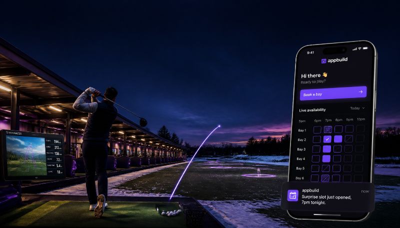 a driving range app