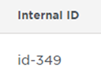 Bid Center Internal ID Filter