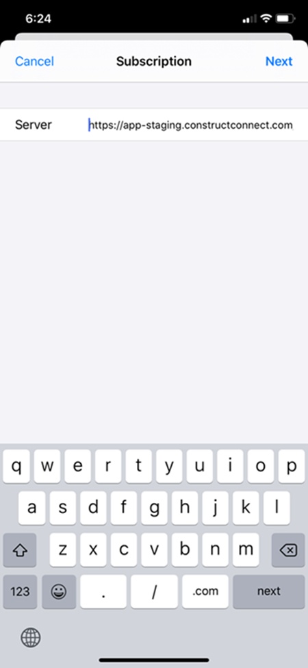 Bid Center Iphone Add Sync Link to Server