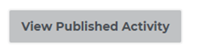 View Published Activity Tab